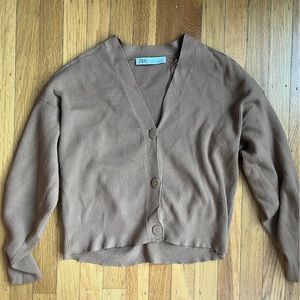 Zara Brown Cardigan